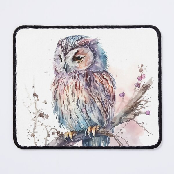Item preview, Digital Owl Watercolor designed and sold by shopfindingbeni.