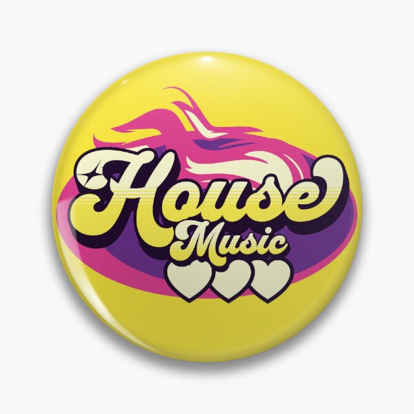 Item preview, HOUSE MUSIC  - House Music Heat (Purple/Yellow) designed and sold by Discothreadz.