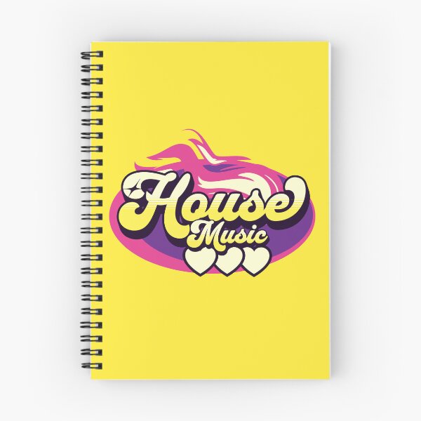 Item preview, HOUSE MUSIC  - House Music Heat (Purple/Yellow) designed and sold by Discothreadz.