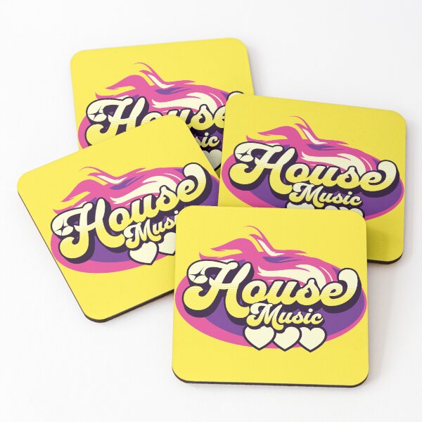 Item preview, HOUSE MUSIC  - House Music Heat (Purple/Yellow) designed and sold by Discothreadz.