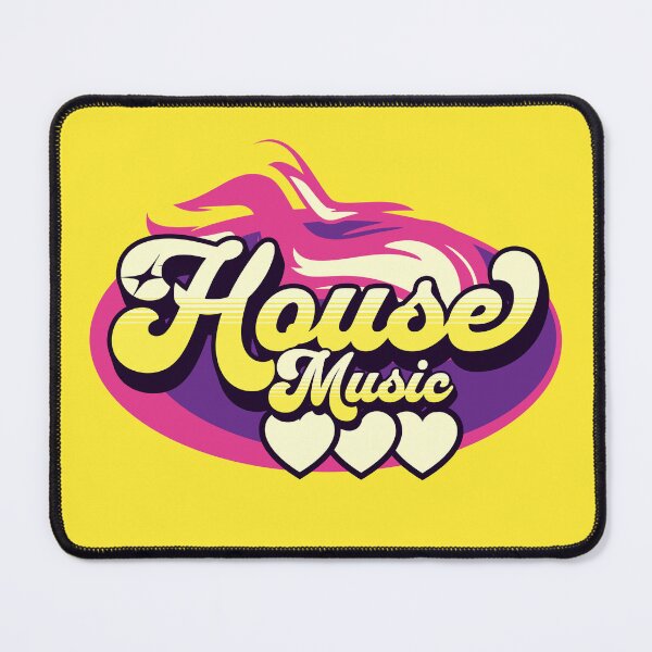 Item preview, HOUSE MUSIC  - House Music Heat (Purple/Yellow) designed and sold by Discothreadz.
