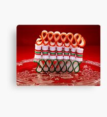 Ribbon Candy Canvas Print