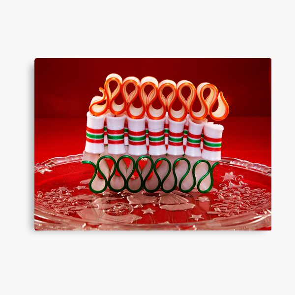 Ribbon Candy Canvas Print