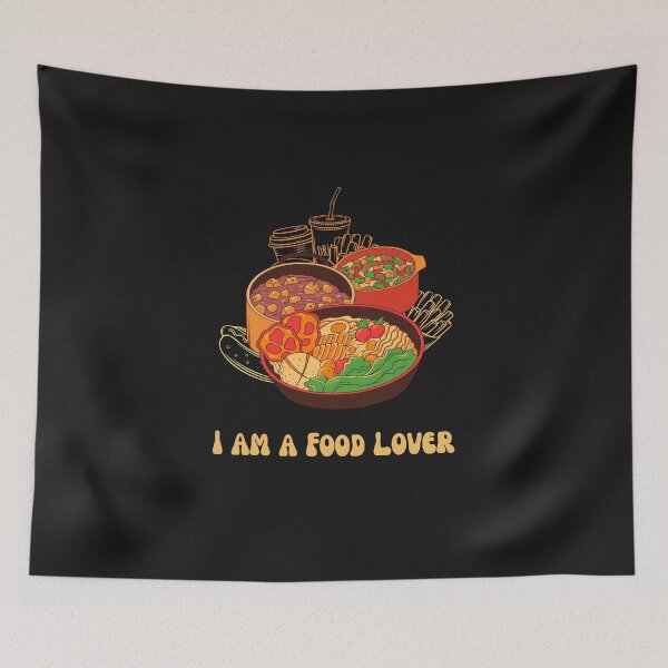 Item preview, I am A Food Lover - Food Design - Buy Now designed and sold by AkithSelling.