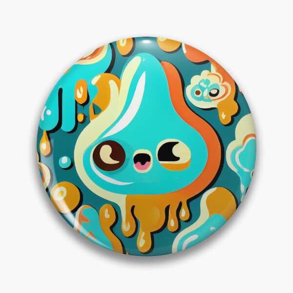 Artikelvorschau, Extreme Kawaii Fluid Industrial Pattern Digital Painting entworfen und verkauft von CodeAndColors.