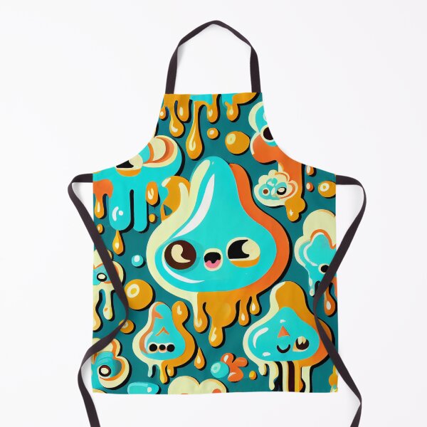 Artikelvorschau, Extreme Kawaii Fluid Industrial Pattern Digital Painting entworfen und verkauft von CodeAndColors.