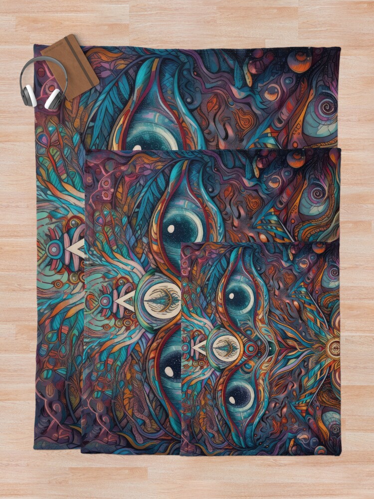 Imagen 5 de 6, Manta con la obra Third Eye, diseñada y vendida por SeedDesign.