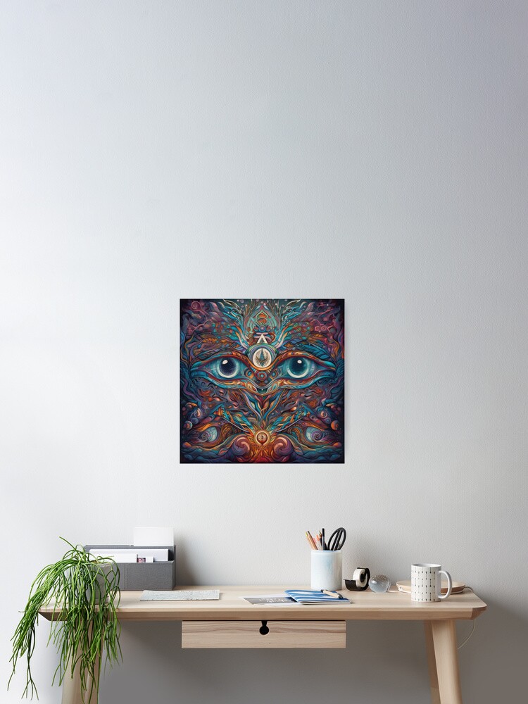 Imagen 2 de 3, Póster con la obra Third Eye, diseñada y vendida por SeedDesign.