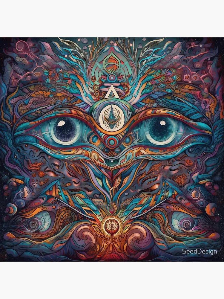 Thumbnail 3 of 3, Poster, Third Eye designed and sold by SeedDesign.