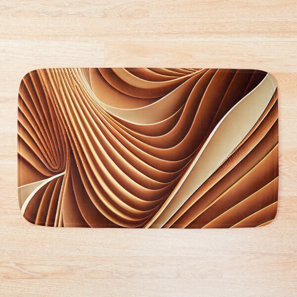 Item preview, Clay Semi Abstract Line Pattern Digital Painting designed and sold by CodeAndColors.