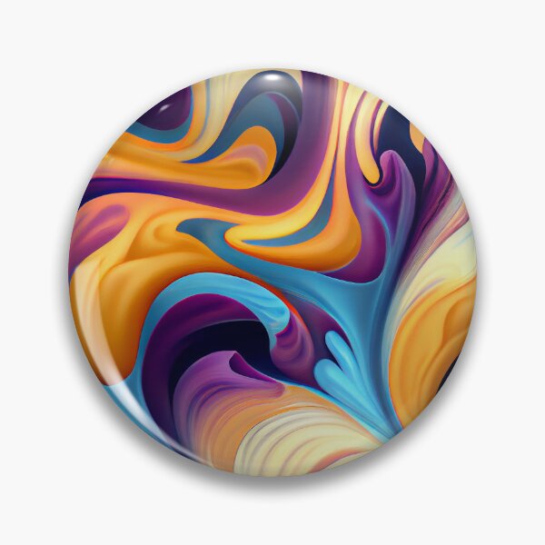 Item preview, Fluid Soft Impressionist Latin Pattern Digital Painting designed and sold by CodeAndColors.