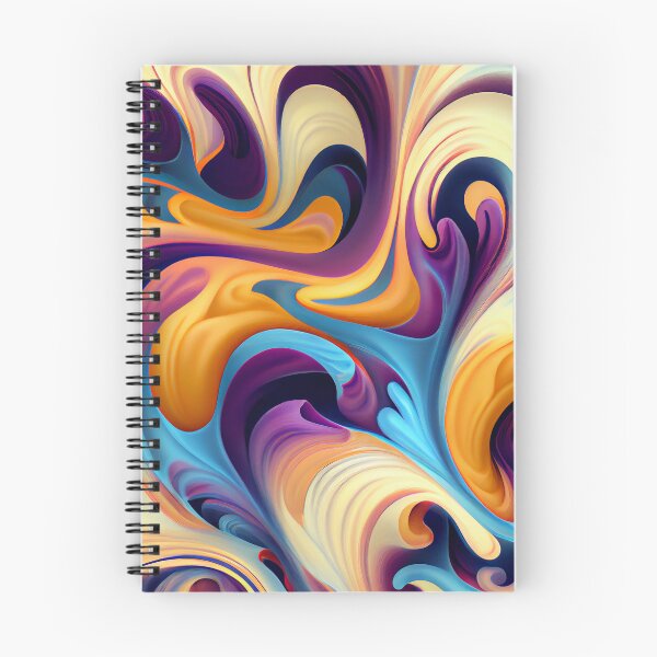 Item preview, Fluid Soft Impressionist Latin Pattern Digital Painting designed and sold by CodeAndColors.