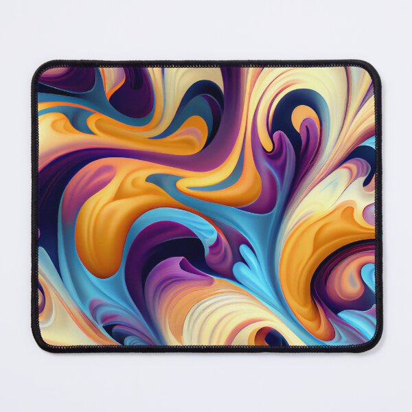 Item preview, Fluid Soft Impressionist Latin Pattern Digital Painting designed and sold by CodeAndColors.