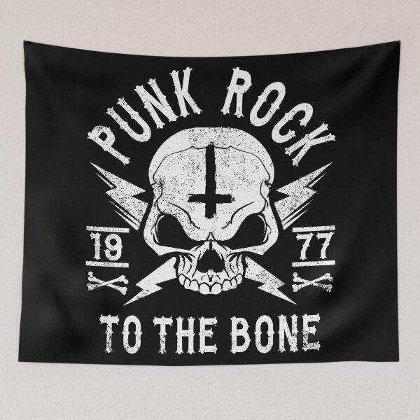 Item preview, PUNK ROCK - PUNK ROCK TO THE BONE designed and sold by ShirtWreck.