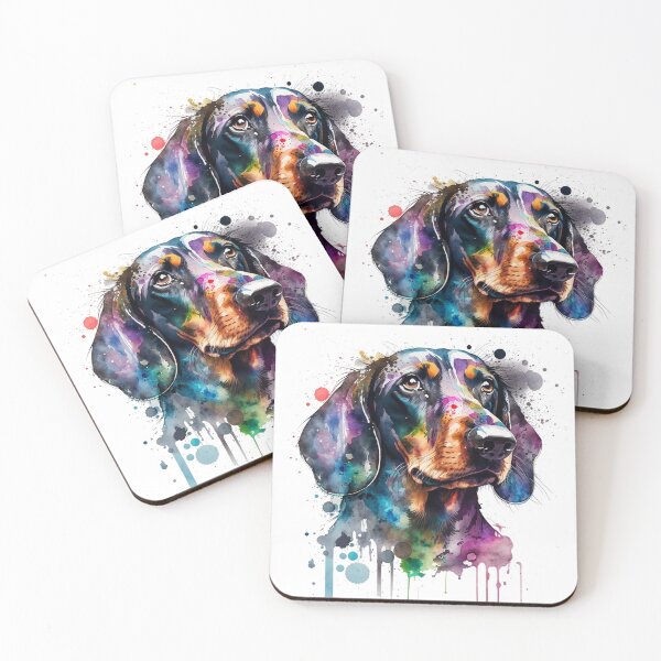 Item preview, Dachshund Colour Splash designed and sold by HookedOnDogz.