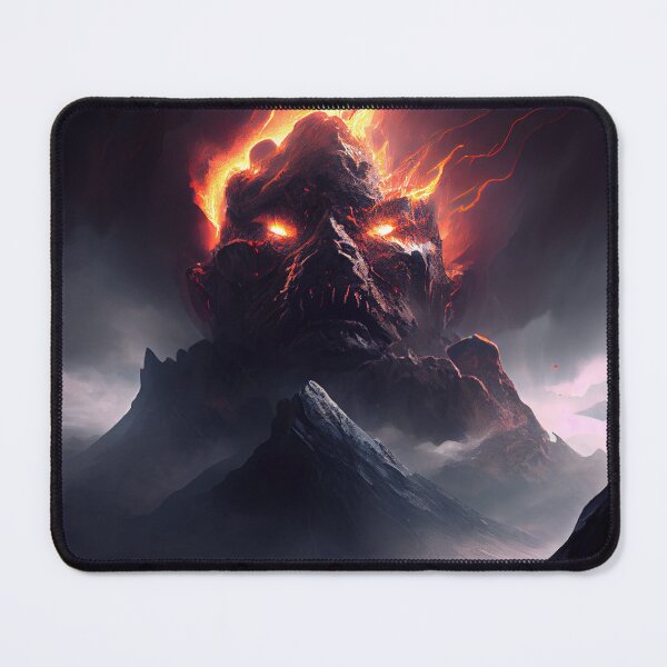 Item preview, The Mountains Fury Digital Painting designed and sold by CodeAndColors.