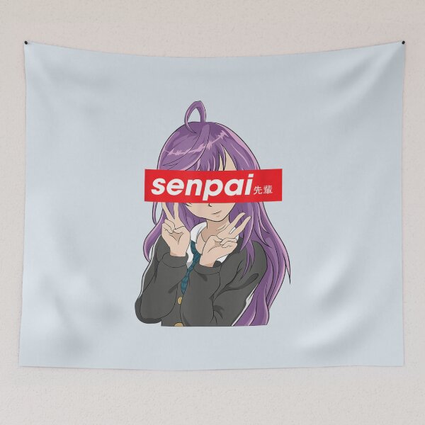 Item preview, japanese anime girl shirt   notice me senpai men designed and sold by MokshaAspden.