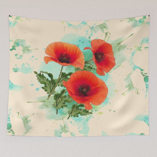 Item preview, POPPIES - IVORY SUMMER! designed and sold by Art-PraveenRai.