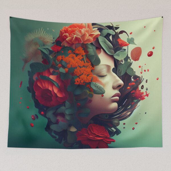 Item preview, Befuddled Flourishing Quixotry Digital Painting designed and sold by CodeAndColors.