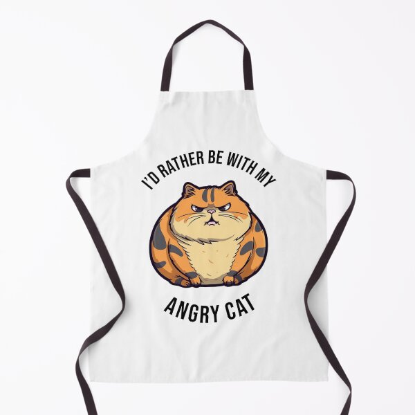 Artikelvorschau, I'd rather be with my angry cat entworfen und verkauft von pxdg.