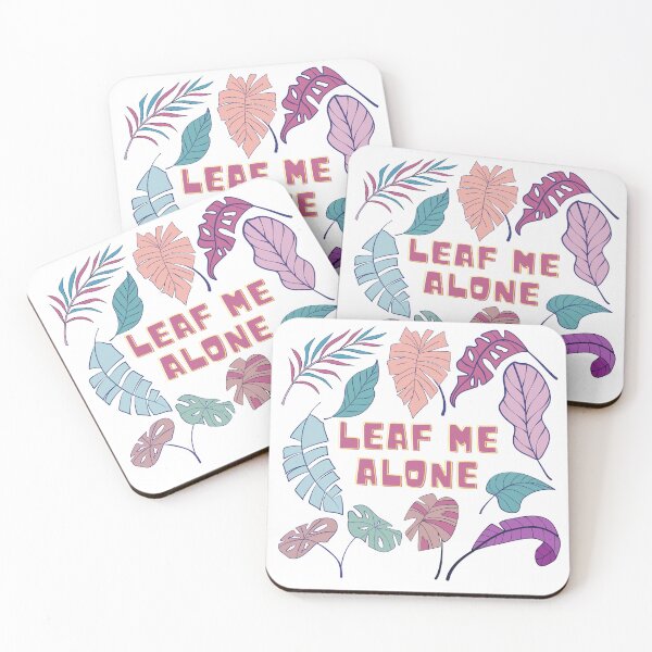 Item preview, Leaf Me Alone designed and sold by KatsCanvas.
