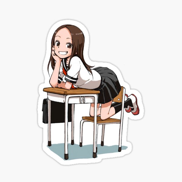 Karakai Jouzu no Takagi-san Sticker for Sale by matsumayuyu