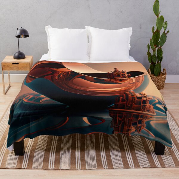 Item preview, Copper in a Tranquil Nutshell Digital Painting designed and sold by CodeAndColors.