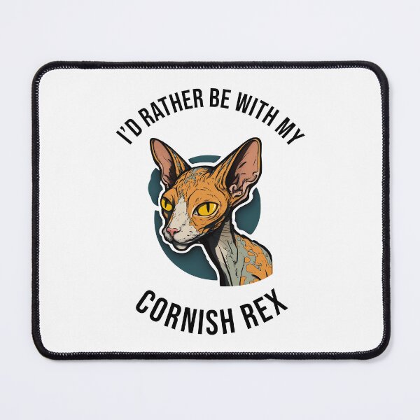 Item preview, I'd rather be with my Cornish Rex designed and sold by pxdg.