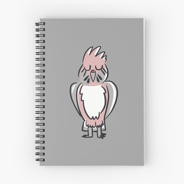 Item preview, Another sassy Standing cocky pink and grey cockatoo designed and sold by cheekyfoxart.