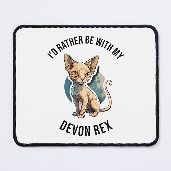 Item preview, I'd rather be with my Devon Rex designed and sold by pxdg.