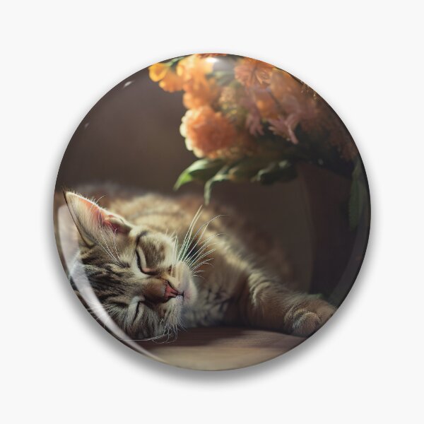 Artikelvorschau, Very cute Lazy cat / kitten sleeping on the table photography wall decoration 7 entworfen und verkauft von jetaiart.