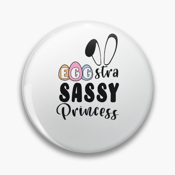Item preview, Colorful Egg-Stra Sassy Princess Bunny Ears Happy Easter designed and sold by Run to Creations.