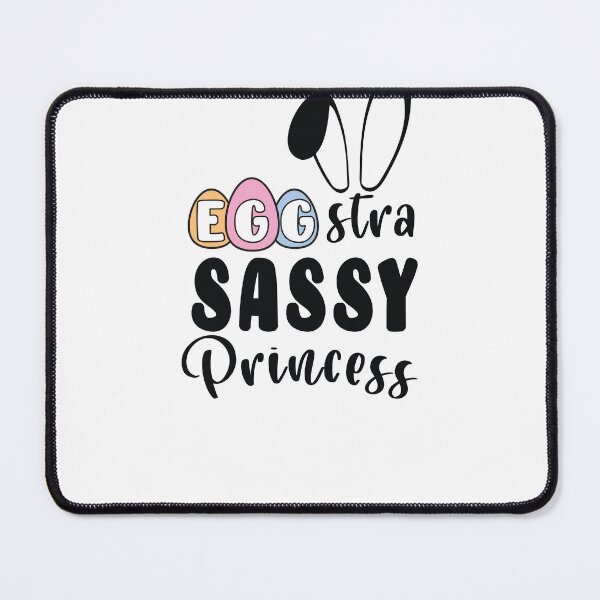 Item preview, Colorful Egg-Stra Sassy Princess Bunny Ears Happy Easter designed and sold by Run to Creations.