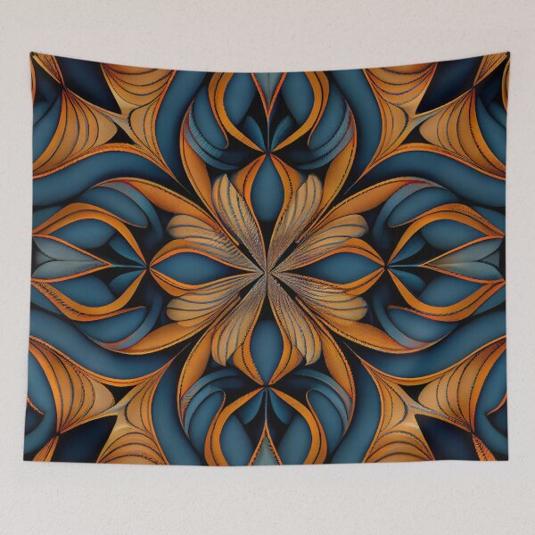 Item preview, Fine Intense Modern Pattern Digital Painting designed and sold by CodeAndColors.