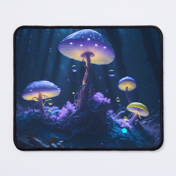 Item preview, Magic Mushroom Forest Dew Drops Low POV - Mushrooms designed and sold by internlvisions.