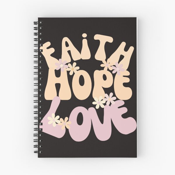 Item preview, Christian quotes - Faith Hope Love / Retro text design designed and sold by All-About-Life.