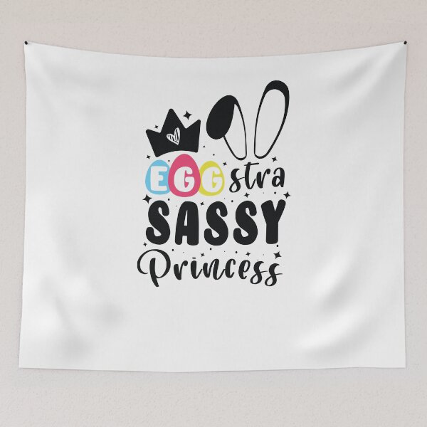Item preview, Cute Bunny Ears Princess Crown / Egg-Stra Sassy Colorful Egg Happy Easter designed and sold by Run to Creations.