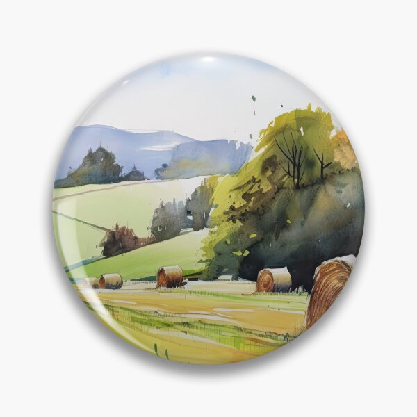 Artikelvorschau, Hay Bales in the Golden Valley 01 entworfen und verkauft von artgoldenvalley.