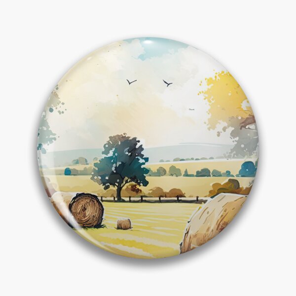 Artikelvorschau, Hay Bales in the Golden Valley 02 entworfen und verkauft von artgoldenvalley.