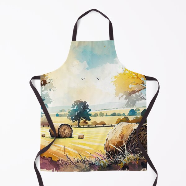 Item preview, Hay Bales in the Golden Valley 02 designed and sold by artgoldenvalley.