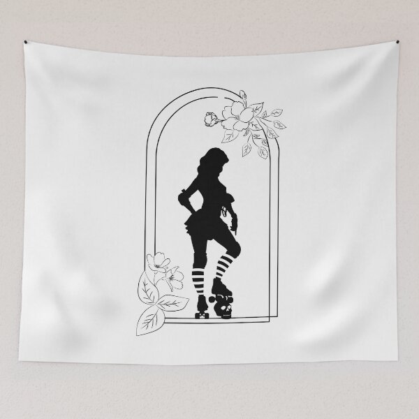 Item preview, Roller Derby Girl in the doorway designed and sold by McCallnWaldo.