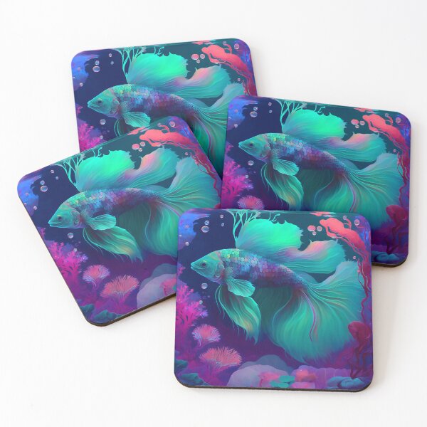Item preview, Digital Betta Fish Psychedelic  designed and sold by shopfindingbeni.