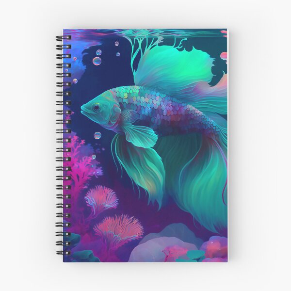 Item preview, Digital Betta Fish Psychedelic  designed and sold by shopfindingbeni.