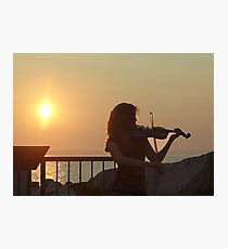 Serenade at Sunset Photographic Print