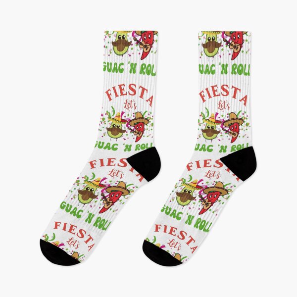 Item preview, Fiesta Let's Guac 'n Roll, Cinco de Mayo, Funny Avocado and Chili Pepper designed and sold by desireedickens.