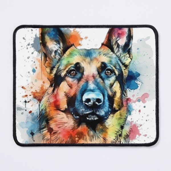 Item preview, German Shepherd Colour Splash designed and sold by HookedOnDogz.