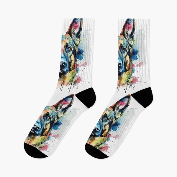Item preview, German Shepherd Colour Splash designed and sold by HookedOnDogz.