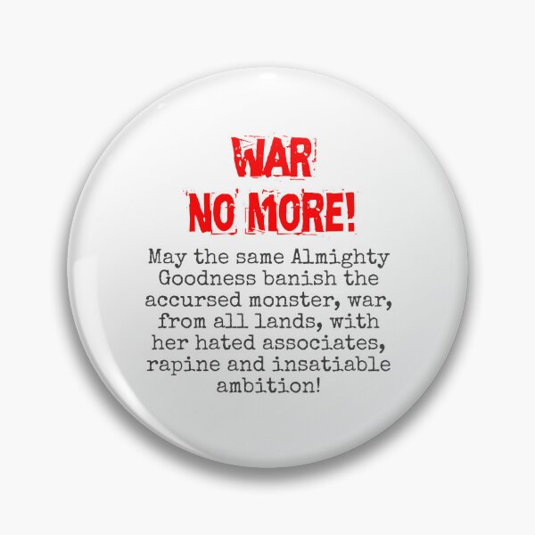 Item preview, May The Same Almighty Goodness - Anti-War Quote designed and sold by CrankyOldDude.