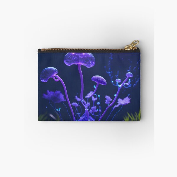 Item preview, Magic Mushrooms Cluster Night Scene - Mushrooms designed and sold by internlvisions.