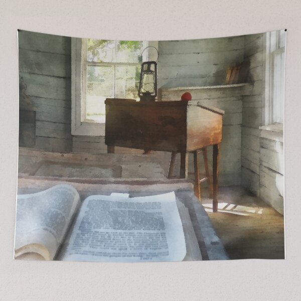 Item preview, One Room Schoolhouse with Book designed and sold by Susan Savad.